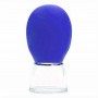 Ventuza de masaj VTZ002 facial din silicon Albastra